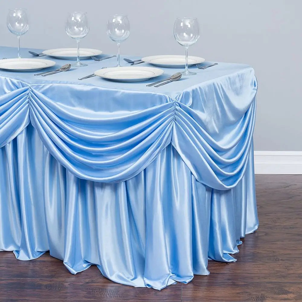 Jupe de Table Plissée Drapée