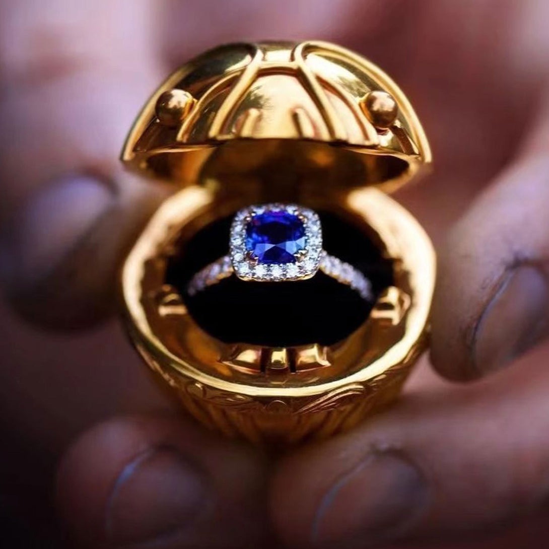 Boite bague vif d'or Harry Potter