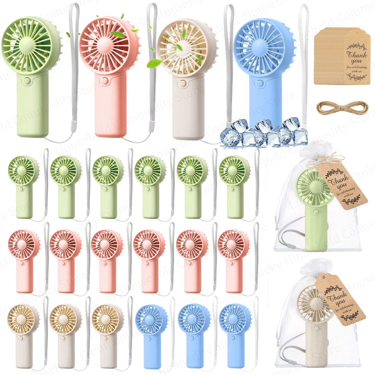 Mini ventilateur cadeau invité mariage — vue 20