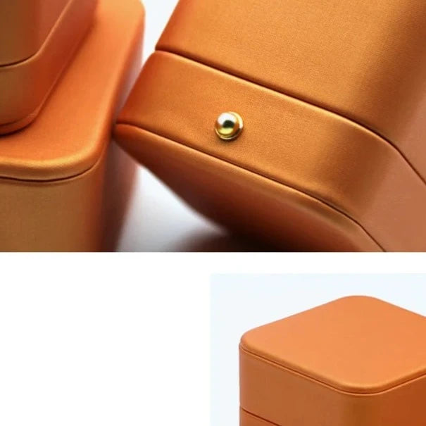 Boite alliance cuire orange