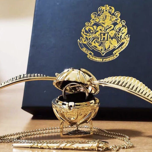 Boite bague vif d'or Harry Potter