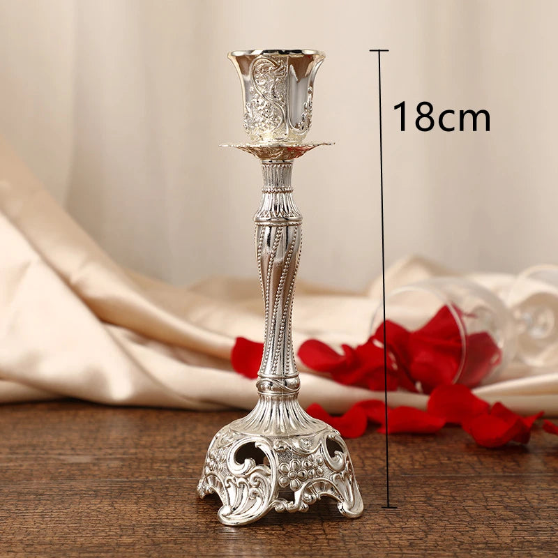 Bougeoir mariage ouvragé en métal — vue 12
