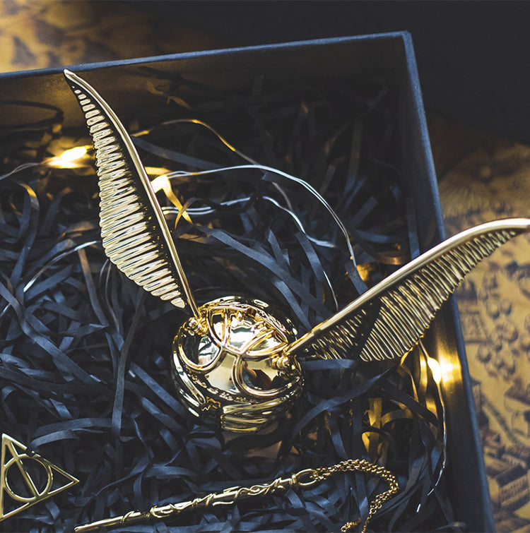 Boite bague vif d'or Harry Potter