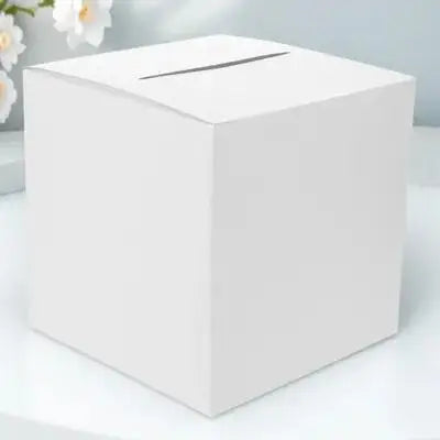 Urne Mariage Blanche Boîte à Enveloppes