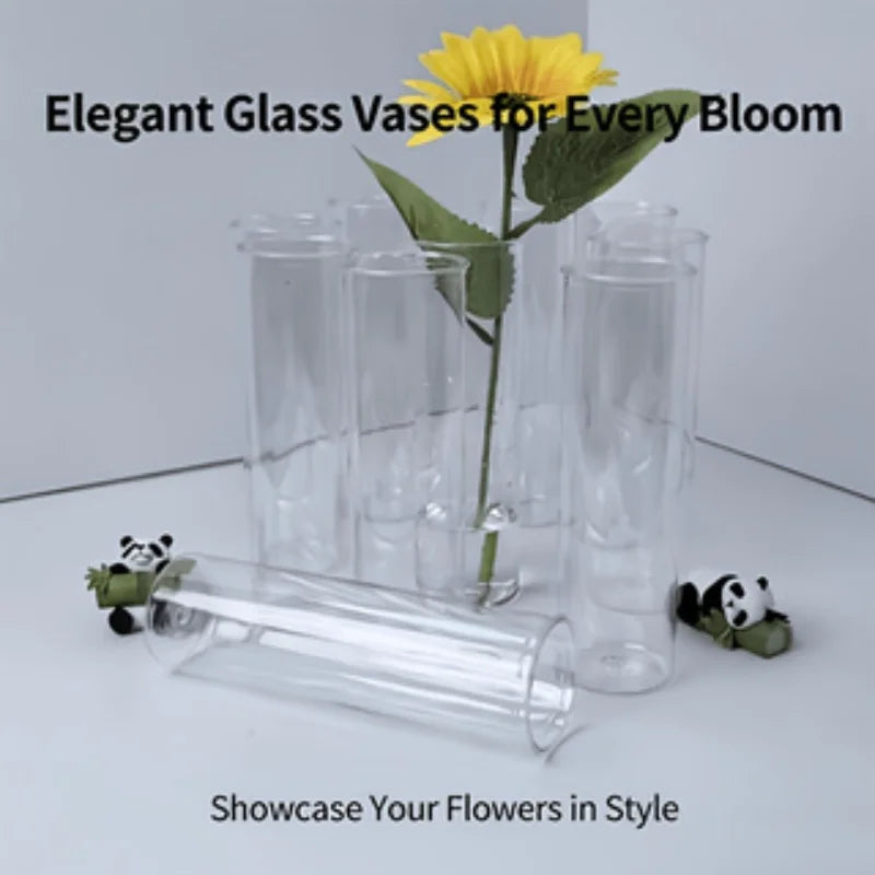 Vases Cylindre Plastique Lot de 20