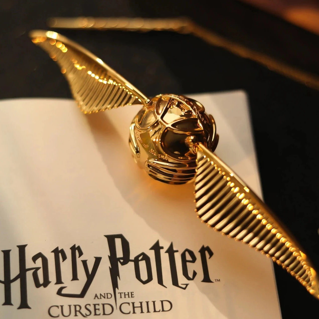 Boite bague vif d'or Harry Potter