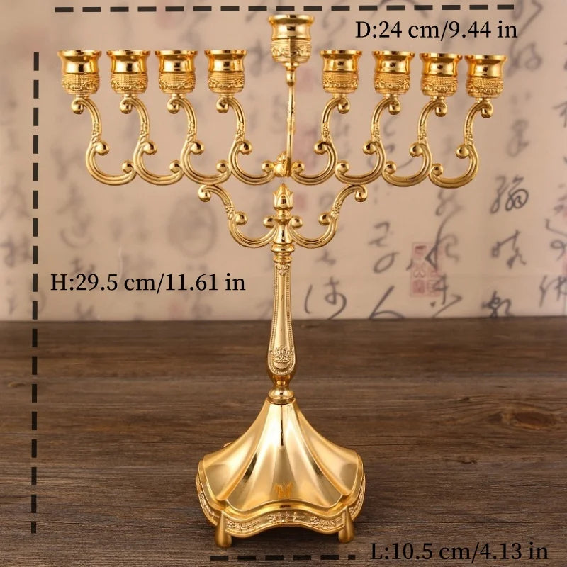 Chandelier en métal pour table d'honneur — vue 8