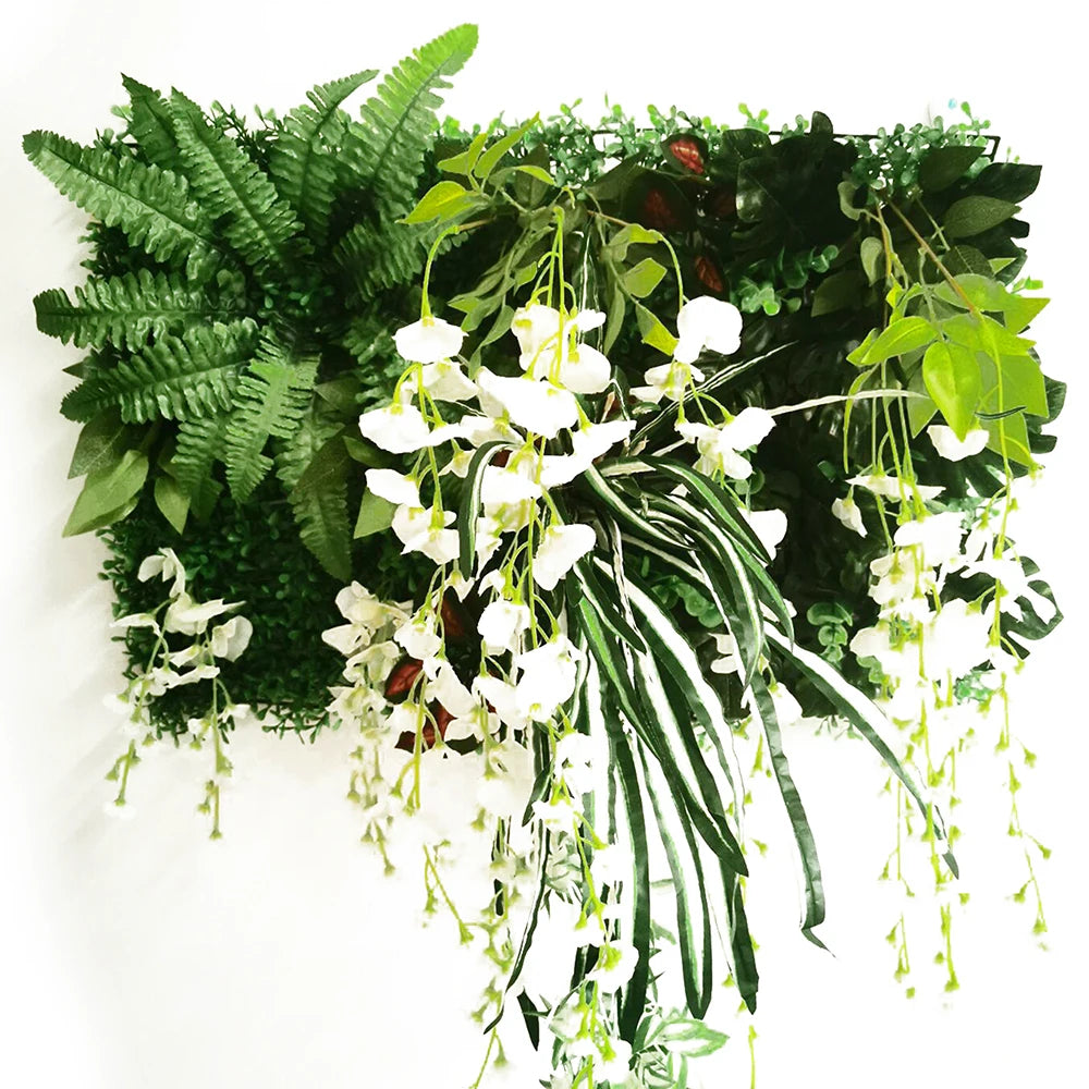 Panneau Mural Fleurs Artificielles