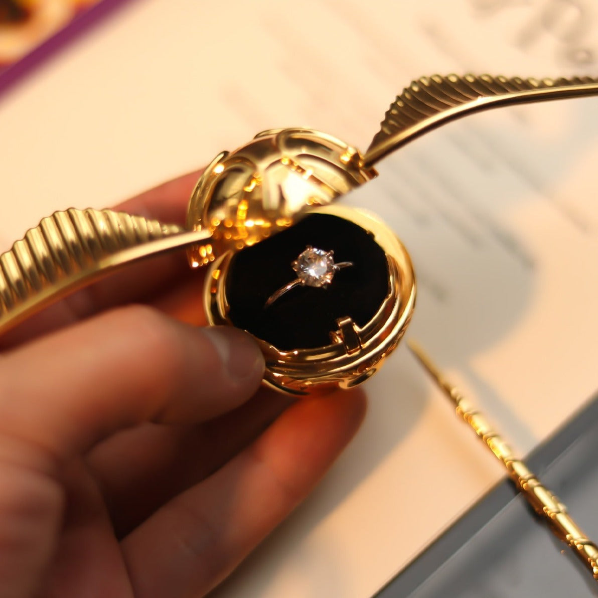 Vif d'or Harry Potter argent