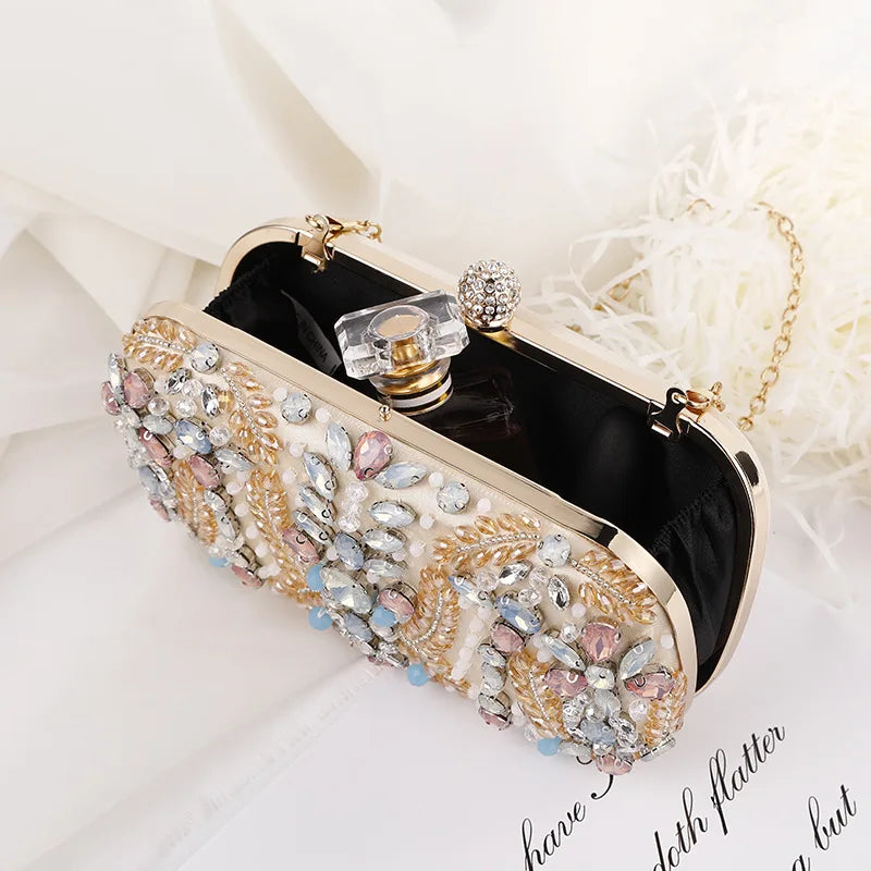Pochette de mariage luxe champagne — vue 6