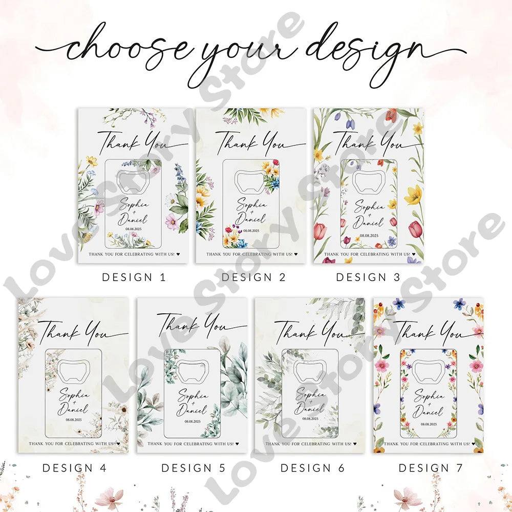 Cadeau invité mariage décapsuleur blanc — vue 6