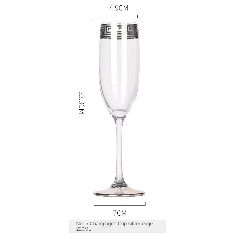 Verre à Pied Doré Mariage