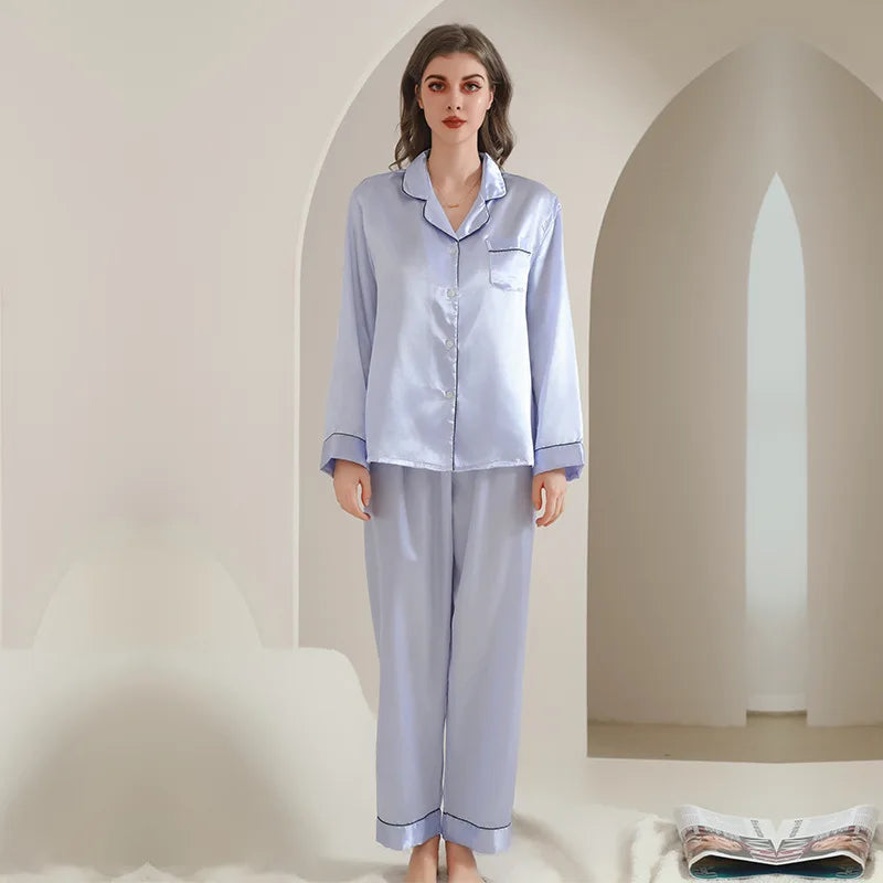 Pyjama Long Satin Demoiselles d'Honneur
