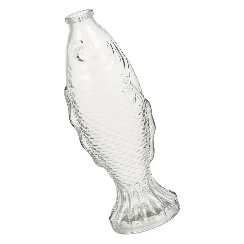 Vase bouteille en verre et bois — vue 6