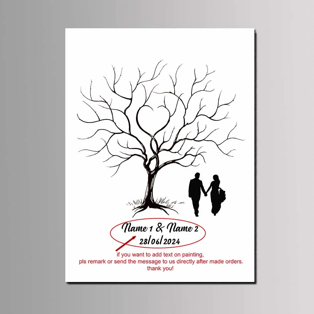 Arbre à Empreintes Original Mariage