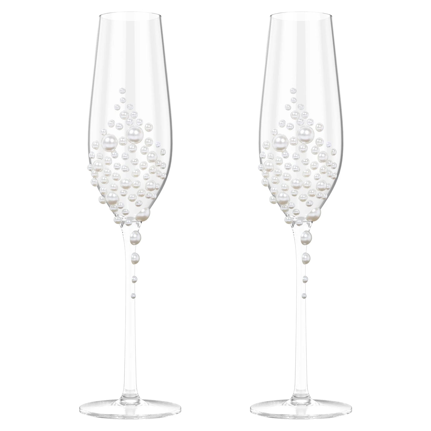 Flûtes champagne cristal des mariés