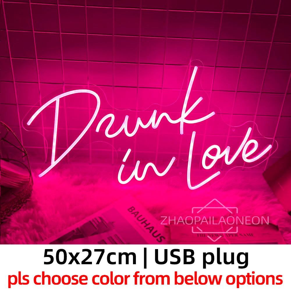 Néon Mariage LED USB Écriture Manuscrite — vue 8