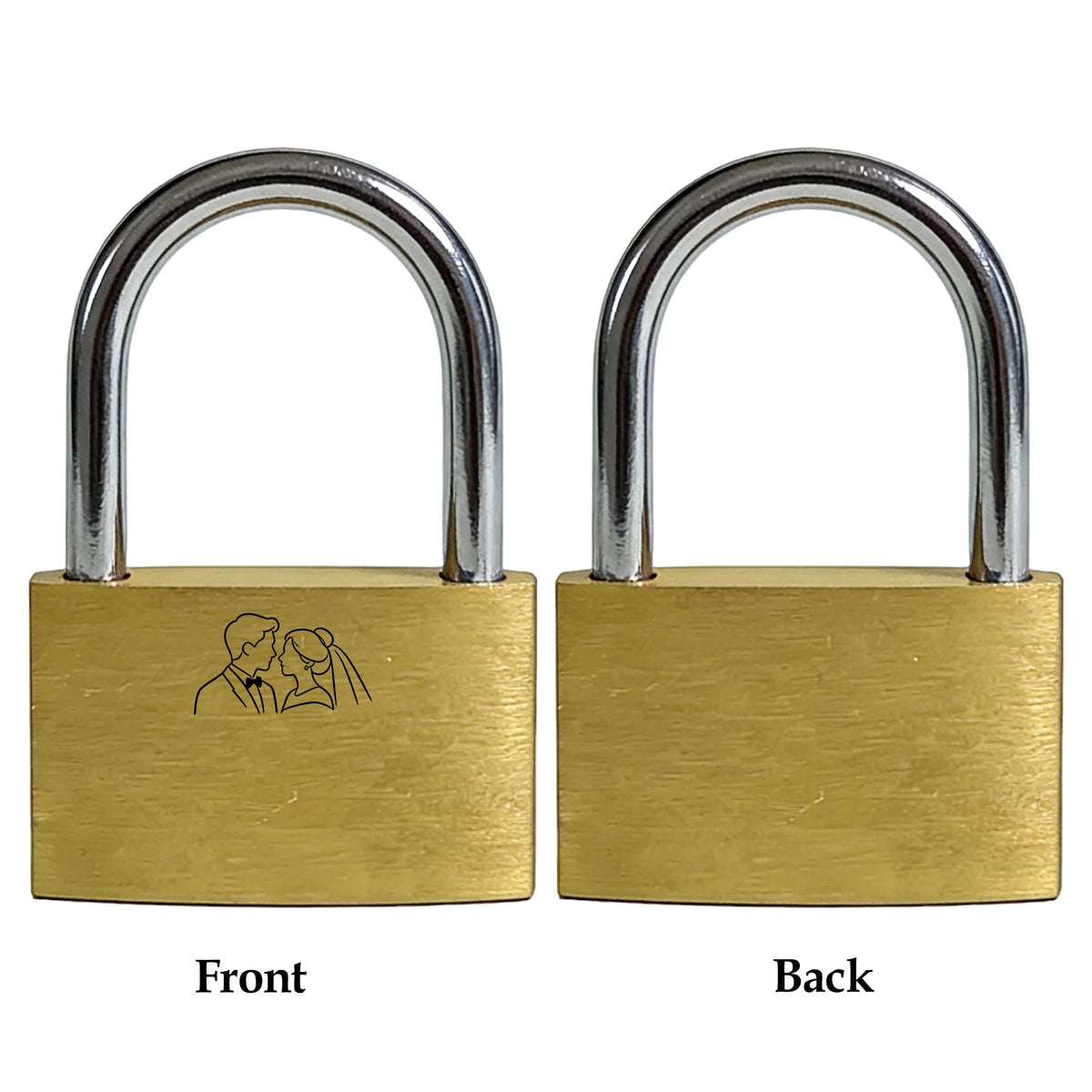 Cadenas d'amour personnalisé gravé