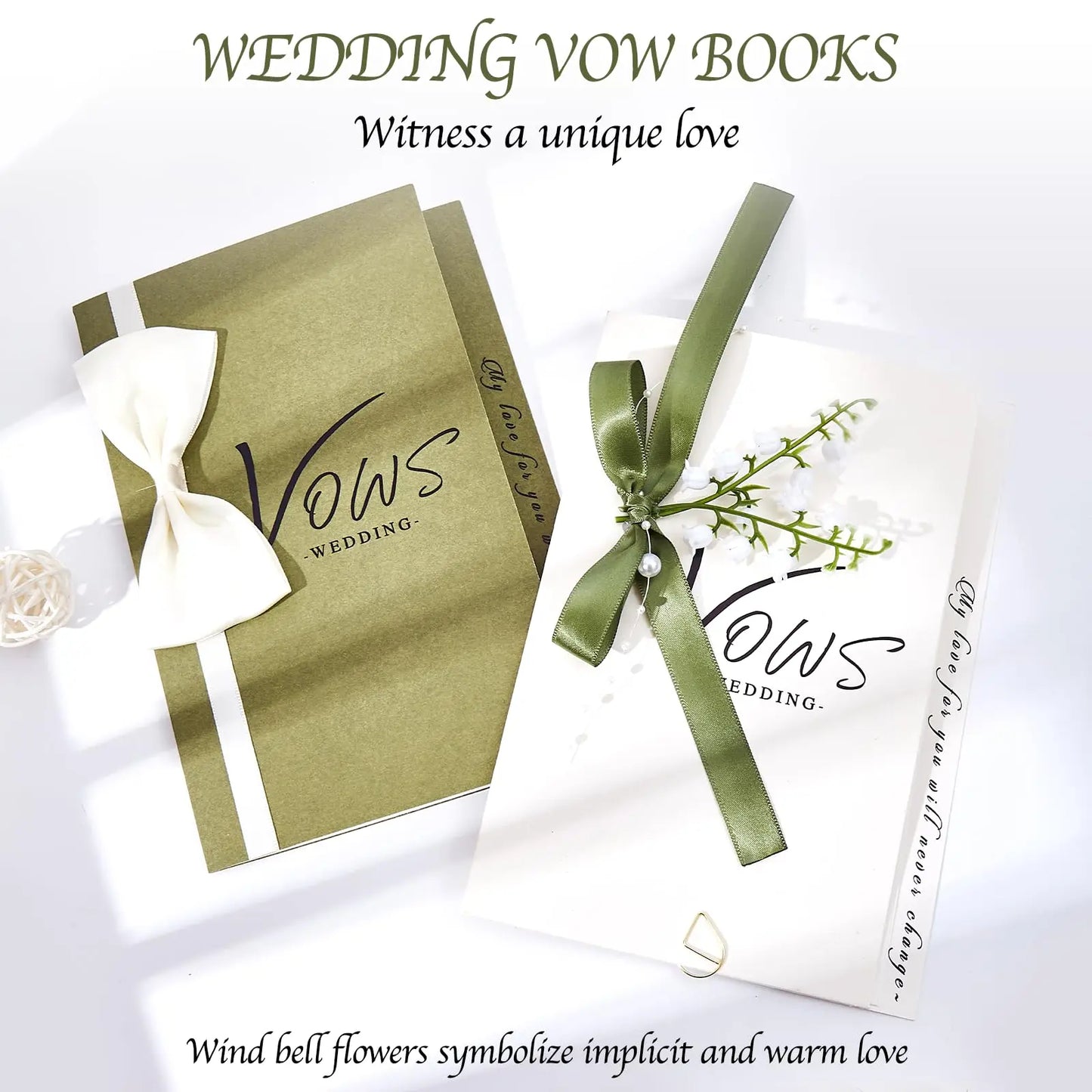 Duo de carnets de vœux mariage minimalistes