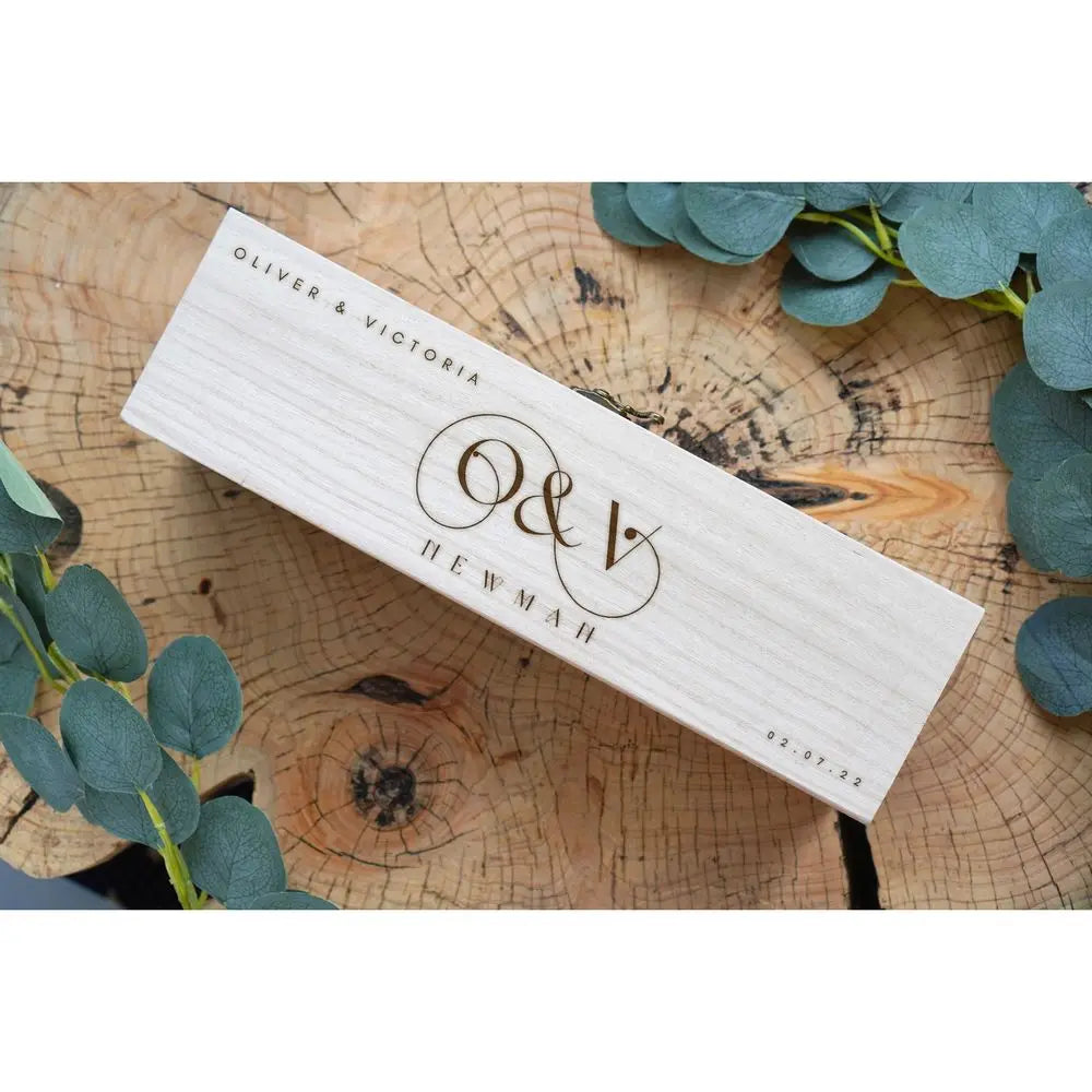 Boîte à vin mariage personnalisée — vue 15