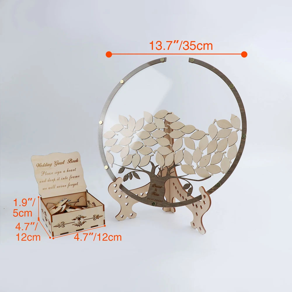 Livre d'Or Mariage Arbre Personnalisé