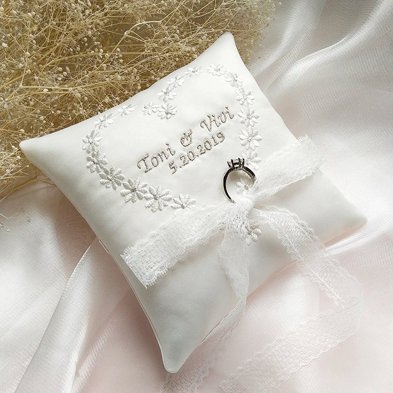 Coussin alliance mariage
