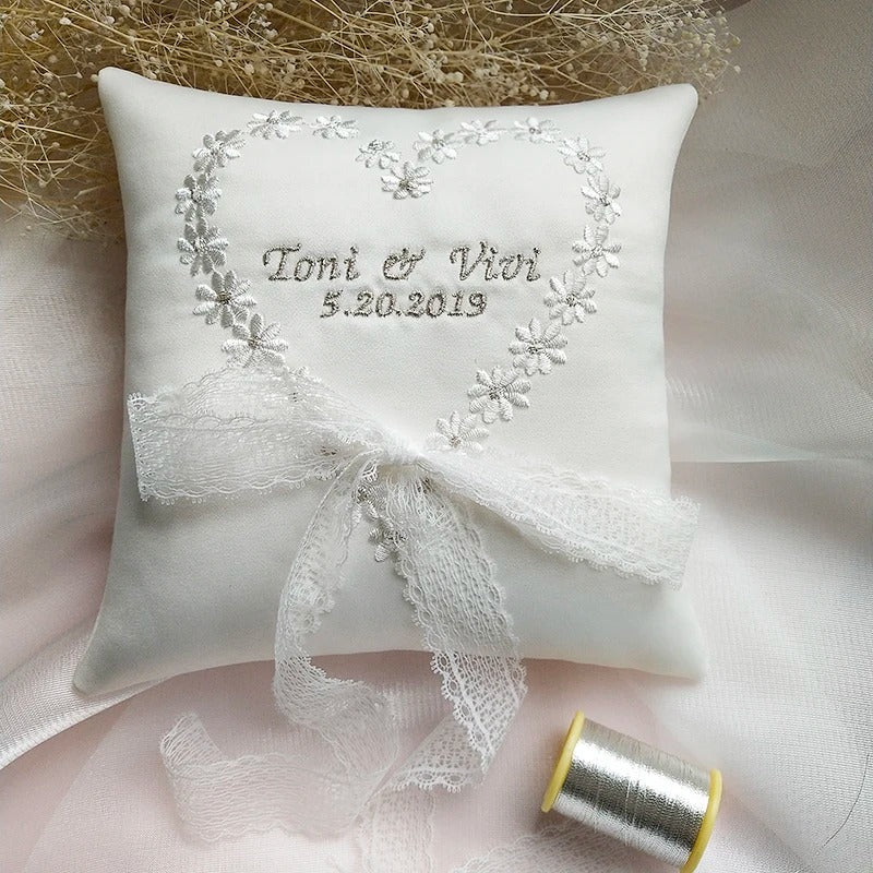 Coussin alliance mariage
