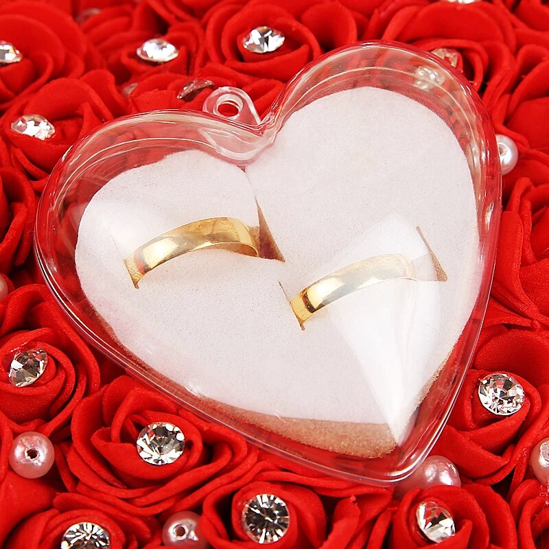 Coussin alliance cœur