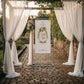 Support Panneau Bienvenue Mariage en Métal