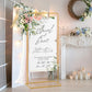 Support Plan de Table Mariage Métal 180 cm