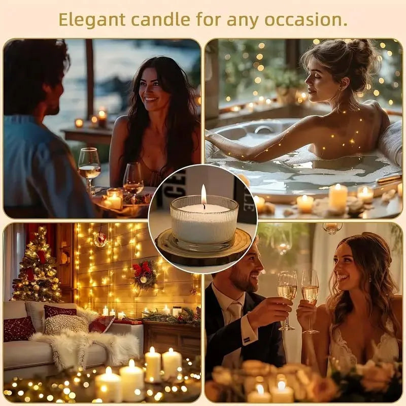Kit bougie cire perlée 20 mèches — vue 3