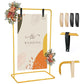 Support Plan de Table Mariage Métal 180 cm