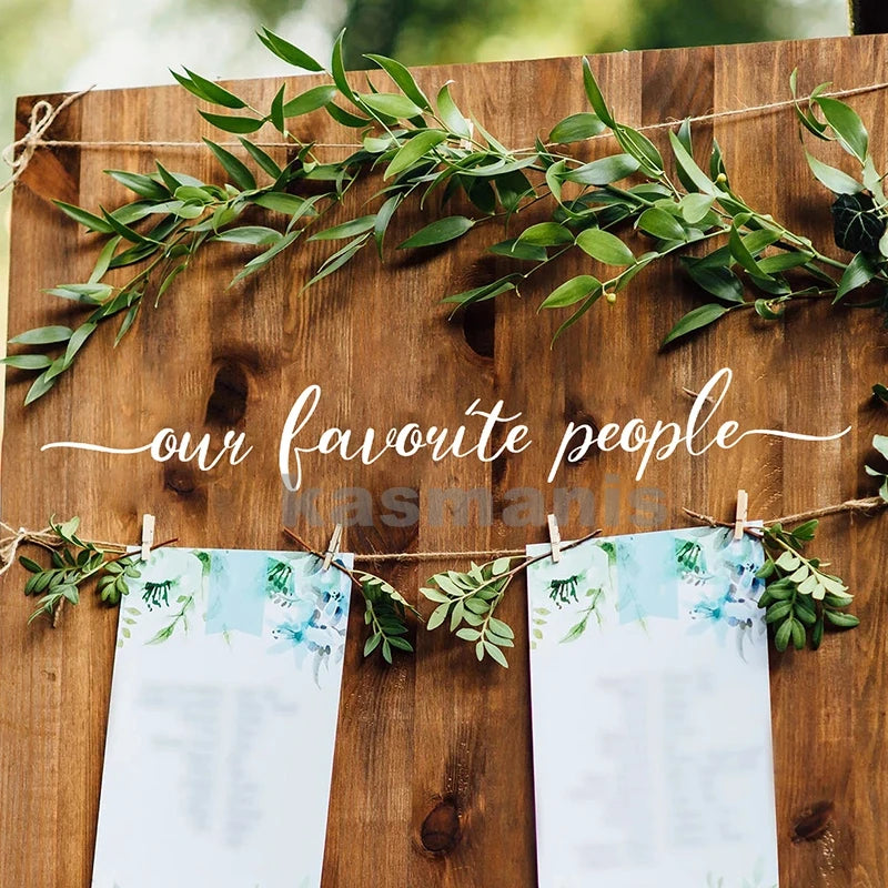 Stickers Plan de Table Mariage Vinyle Adhésif