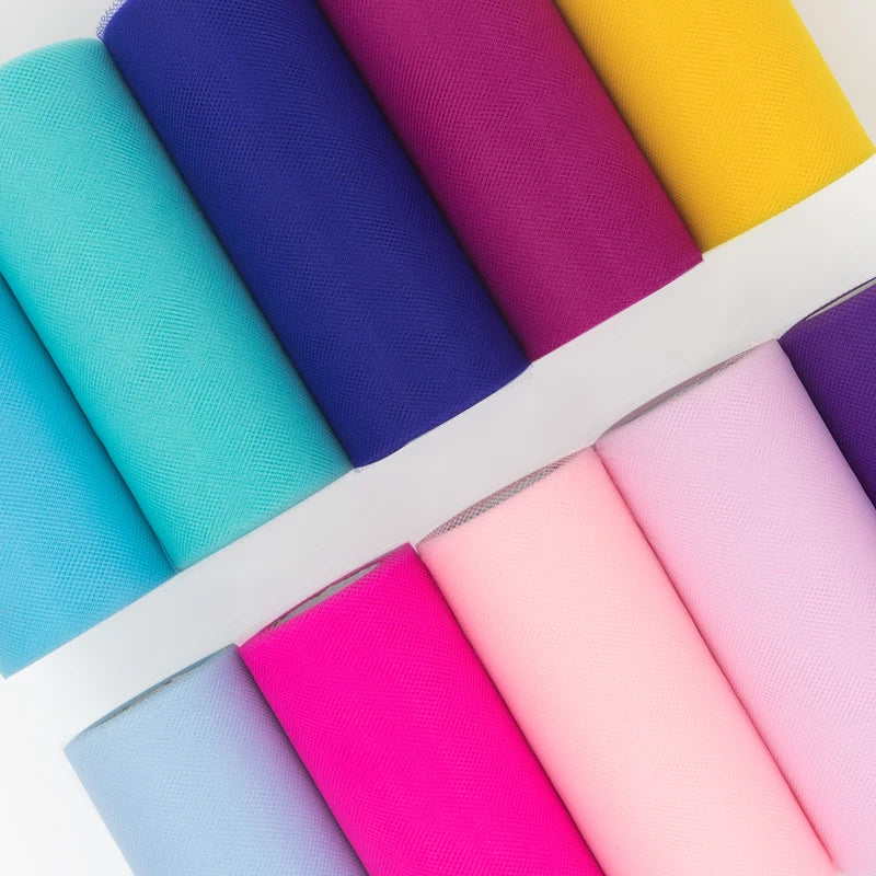 Rouleau de Tulle Mariage 15 cm - 40 Coloris