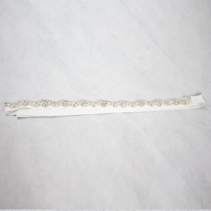Ceinture Robe de Mariée Strass Perles