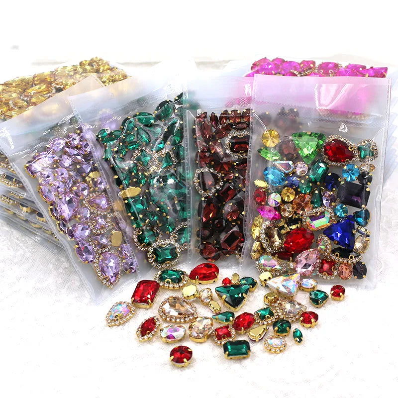 Strass à coudre robe de mariée 50 pièces