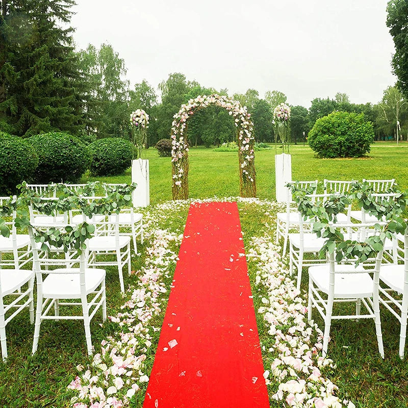 Tapis allée mariage rouge antidérapant