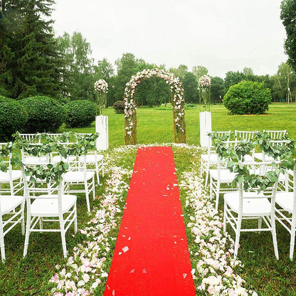 Tapis allée mariage rouge antidérapant