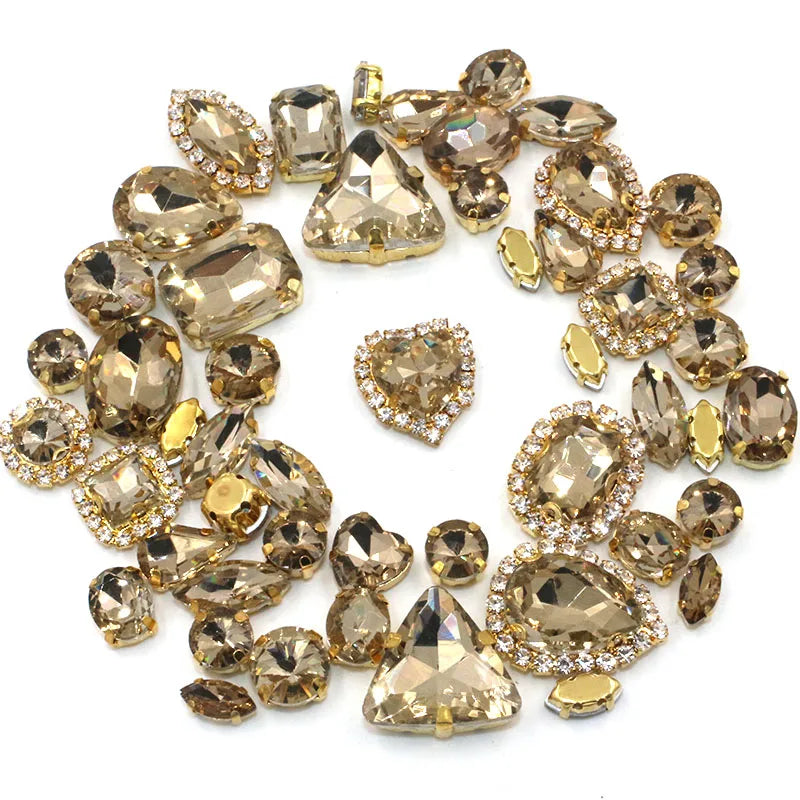 Strass à coudre robe de mariée 50 pièces