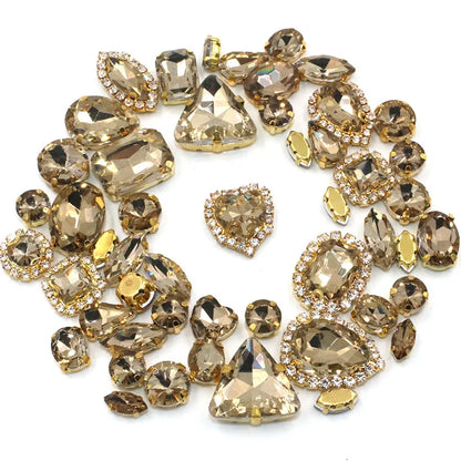 Strass à coudre robe de mariée 50 pièces