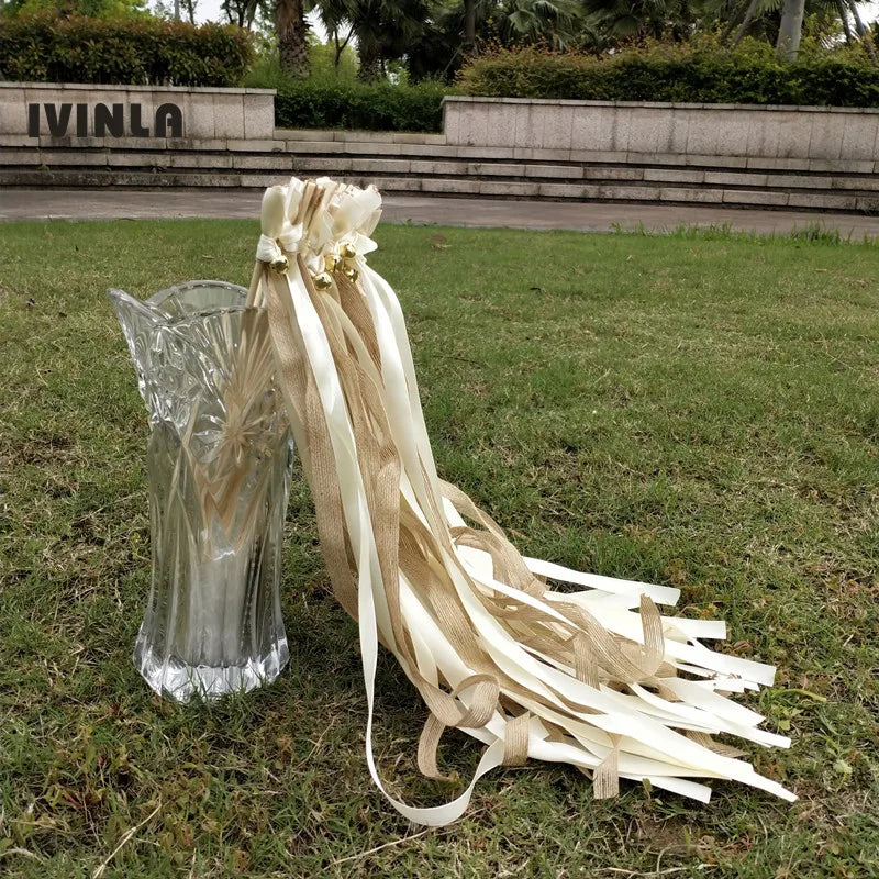 Rubans de sortie mariage avec clochettes