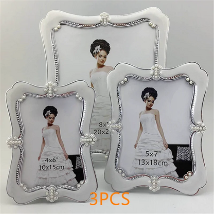 Cadre Photo Mariage Baroque à Perles — vue 3