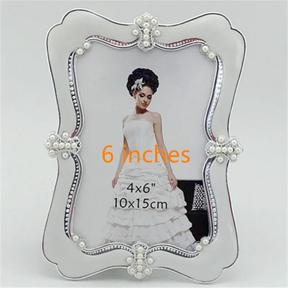 Cadre Photo Mariage Baroque à Perles — vue 7