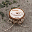 Boîte alliance champêtre bois personnalisée