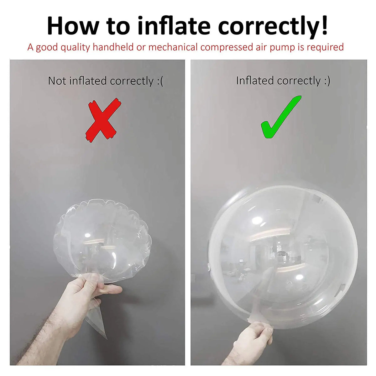 Ballons Bobo Transparents pour Mariage — vue 4