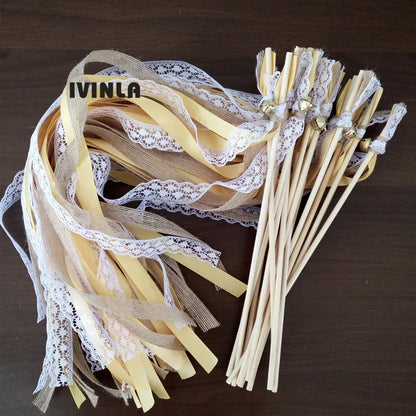 Rubans de sortie mariage avec clochettes