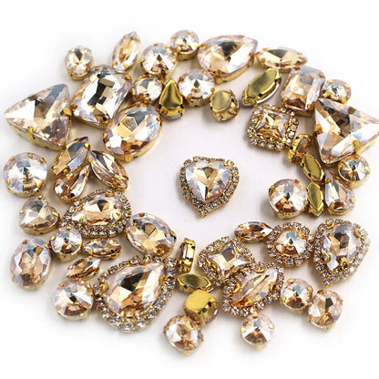 Strass à coudre robe de mariée 50 pièces