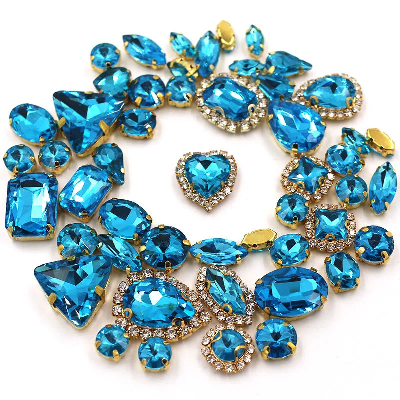 Strass à coudre robe de mariée 50 pièces