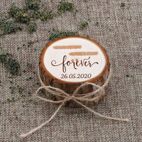 Boîte alliance champêtre bois personnalisée — vue 4