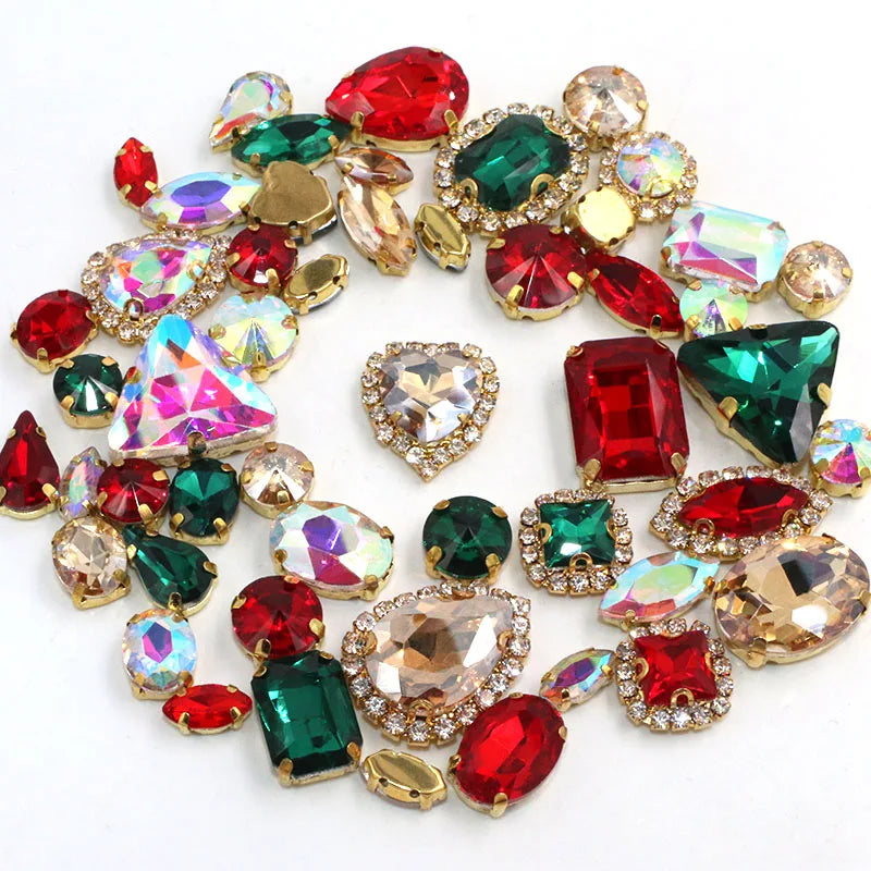 Strass à coudre robe de mariée 50 pièces